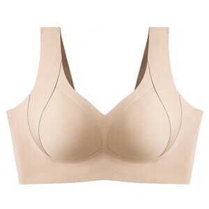 Forlest Support Your Comfort Bra Tan 3X Wireless Seamless
